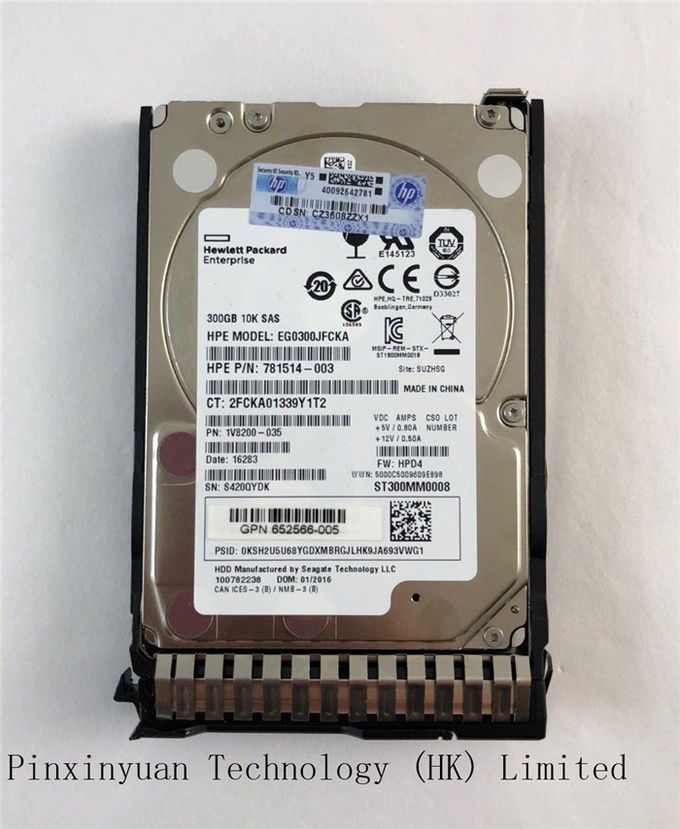 Dämpfungsregler 2,5" HP-653955-001 300GB 6G Behälter HDD Festplattenlaufwerks 693559-001 w Gen8 652566-001