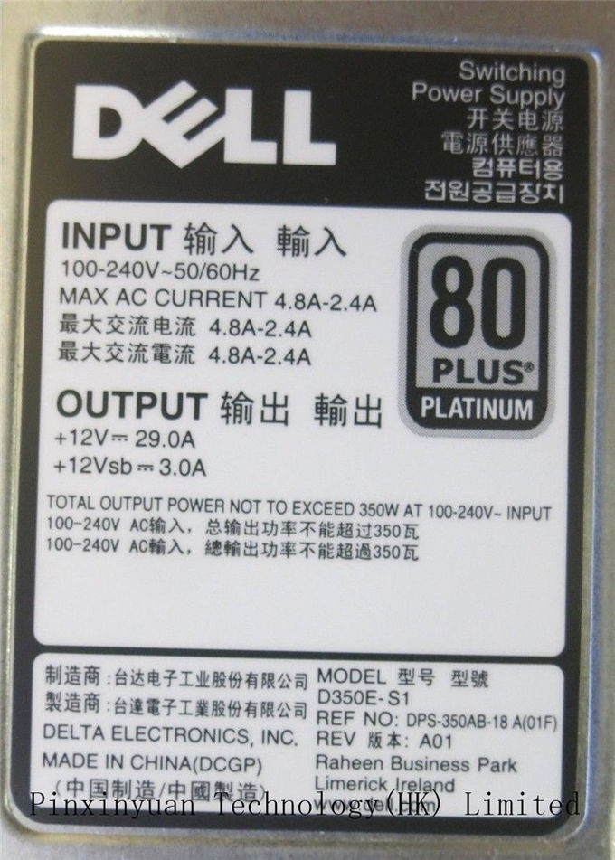 Platin heißer der Tauschen-Dell-Server-Doppelstromversorgungs-Y8Y65 5NF18 6W2PW T320 R520 R620 R720 750W