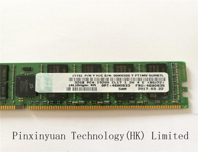 kompatibles Gedächtnis-Modul des Server-46W0825, IBM-Server-Gedächtnis PC4-19200 DDR4-2400Mhz 2RX8 1.2v ECC RDIMM